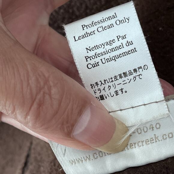 Suede Leather Coat SZ XL Dark Brown Western Boho Worn-in Real Suede Feel READ - Picture 10 of 10